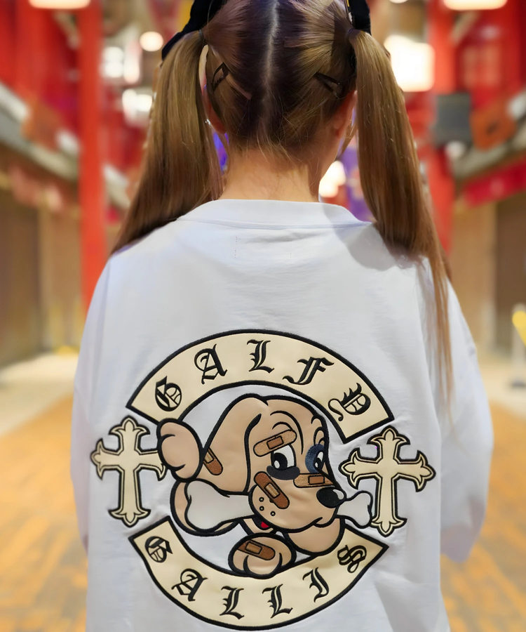 JACKROSE(ジャックローズ) |【GALFY×GALLIS ADDICTION】別注十字架わんわんSS Tee(MENS/WOMENS)