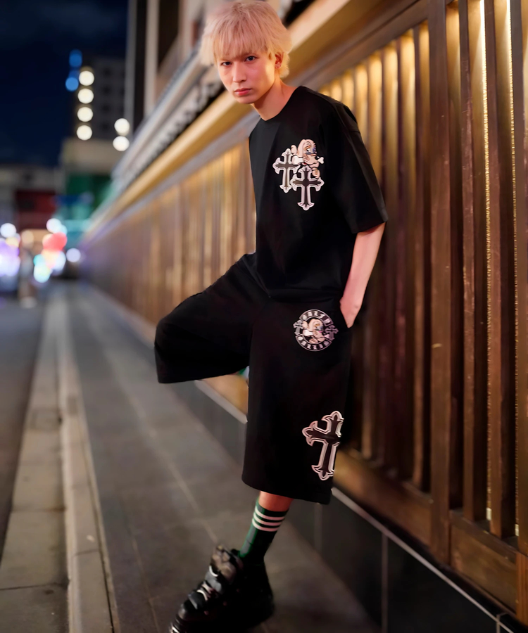 JACKROSE(ジャックローズ) |【GALFY×GALLIS ADDICTION】別注十字架わんわんSS Tee(MENS/WOMENS)