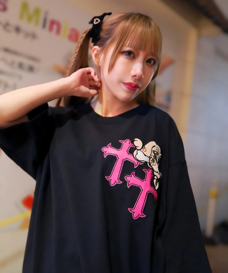 JACKROSE(ジャックローズ) |【GALFY×GALLIS ADDICTION】別注十字架わんわんSS Tee(MENS/WOMENS)
