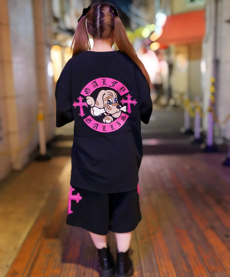 JACKROSE(ジャックローズ) |【GALFY×GALLIS ADDICTION】別注十字架わんわんSS Tee(MENS/WOMENS)
