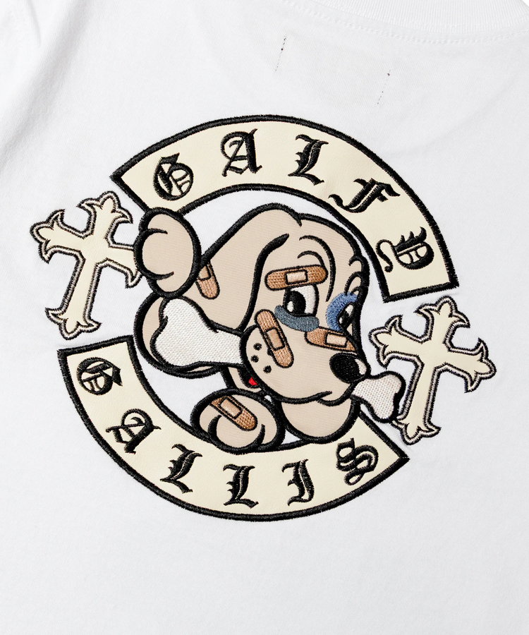 JACKROSE(ジャックローズ) |【GALFY×GALLIS ADDICTION】別注十字架わんわんSS Tee(MENS/WOMENS)