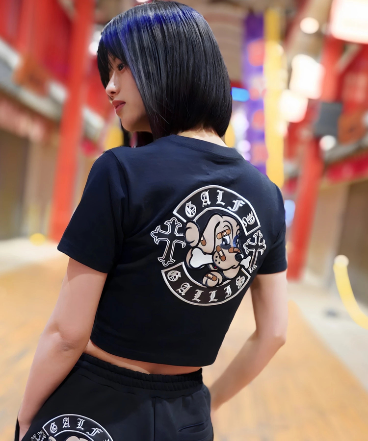 JACKROSE(ジャックローズ) |【GALFY×GALLIS ADDICTION】別注十字架わんわんSS Tee(MENS/WOMENS)