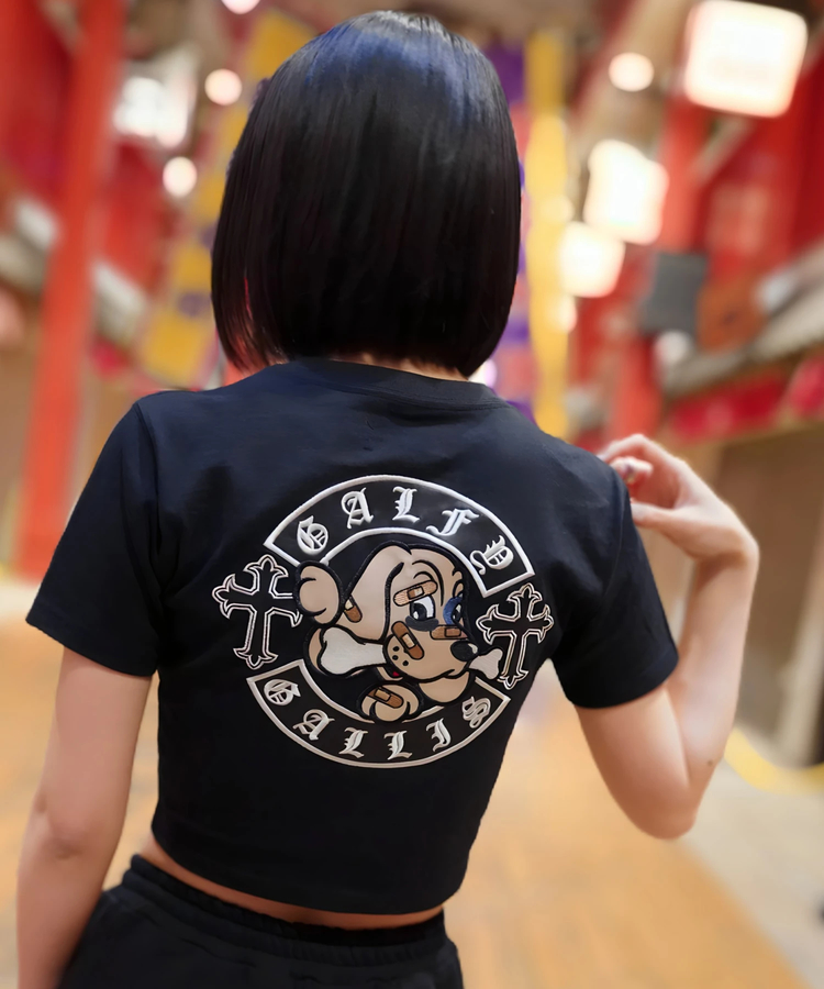 JACKROSE(ジャックローズ) |【GALFY×GALLIS ADDICTION】別注十字架わんわんSS Tee(MENS/WOMENS)