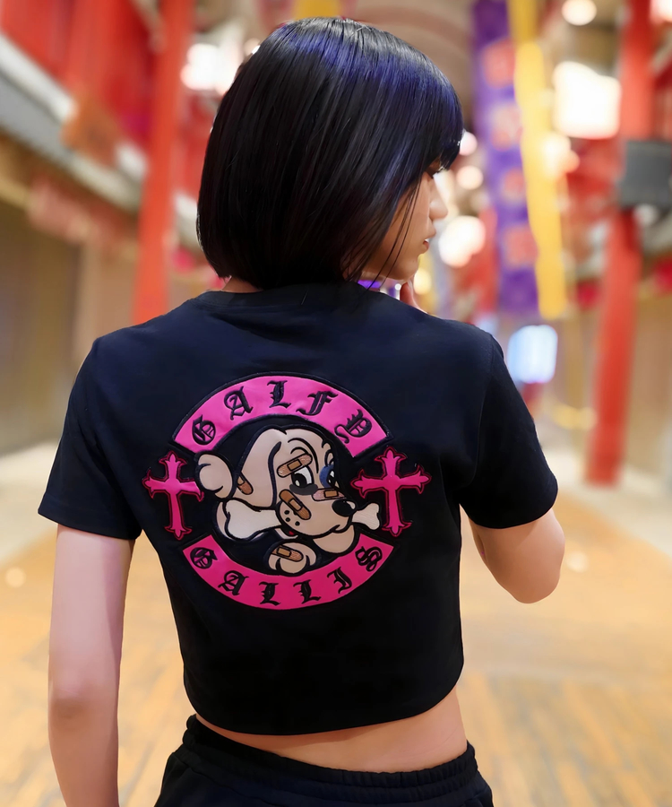 JACKROSE(ジャックローズ) |【GALFY×GALLIS ADDICTION】別注十字架わんわんSS Tee(MENS/WOMENS)