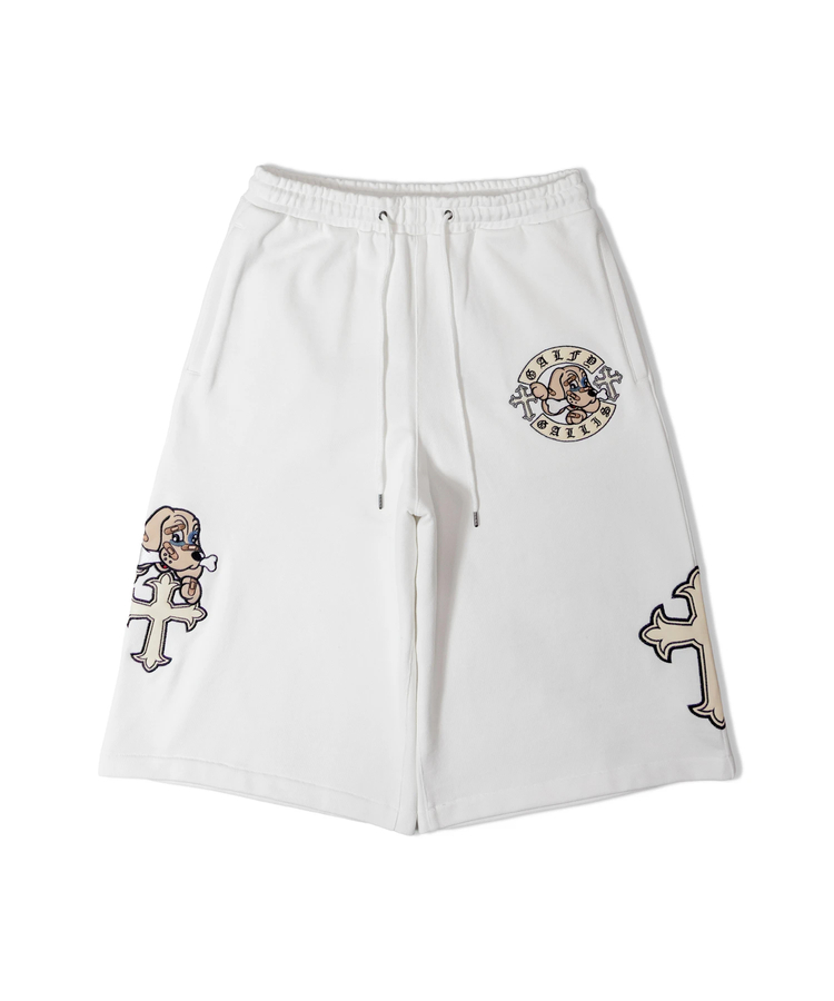 JACKROSE(ジャックローズ) |【GALFY×GALLIS ADDICTION】別注十字架わんわんハーフパンツ(MENS/WOMENS)