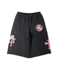 JACKROSE(ジャックローズ) |【GALFY×GALLIS ADDICTION】別注十字架わんわんハーフパンツ(MENS/WOMENS)