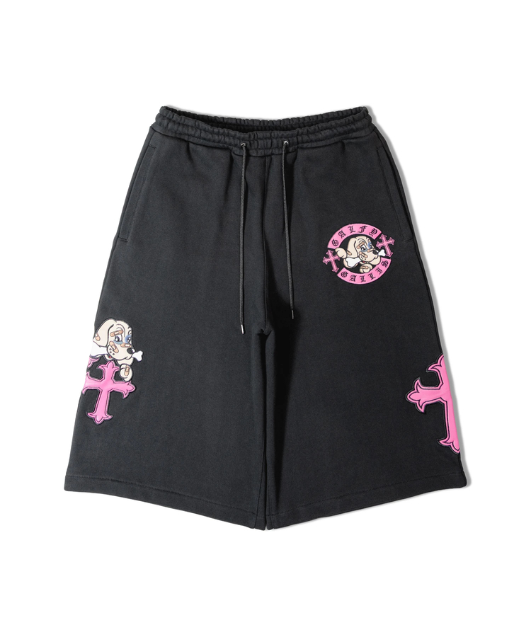 JACKROSE(ジャックローズ) |【GALFY×GALLIS ADDICTION】別注十字架わんわんハーフパンツ(MENS/WOMENS)