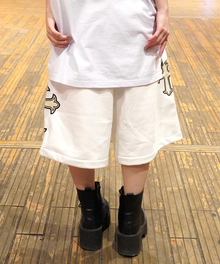 JACKROSE(ジャックローズ) |【GALFY×GALLIS ADDICTION】別注十字架わんわんハーフパンツ(MENS/WOMENS)