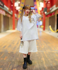JACKROSE(ジャックローズ) |【GALFY×GALLIS ADDICTION】別注十字架わんわんハーフパンツ(MENS/WOMENS)