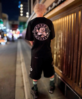 JACKROSE(ジャックローズ) |【GALFY×GALLIS ADDICTION】別注十字架わんわんハーフパンツ(MENS/WOMENS)