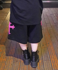 JACKROSE(ジャックローズ) |【GALFY×GALLIS ADDICTION】別注十字架わんわんハーフパンツ(MENS/WOMENS)