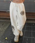 JACKROSE(ジャックローズ) |【GALFY×GALLIS ADDICTION】別注十字架わんわんスウェットパンツ(MENS/WOMENS)