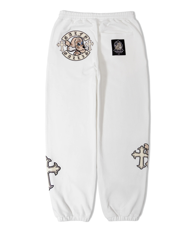 JACKROSE(ジャックローズ) |【GALFY×GALLIS ADDICTION】別注十字架わんわんスウェットパンツ(MENS/WOMENS)