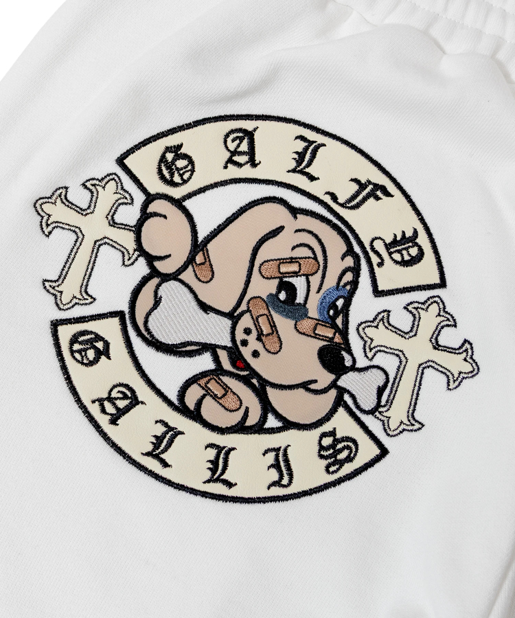 JACKROSE(ジャックローズ) |【GALFY×GALLIS ADDICTION】別注十字架わんわんスウェットパンツ(MENS/WOMENS)