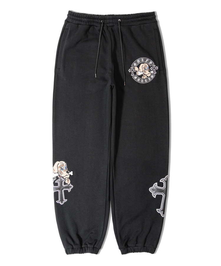 JACKROSE(ジャックローズ) |【GALFY×GALLIS ADDICTION】別注十字架わんわんスウェットパンツ(MENS/WOMENS)