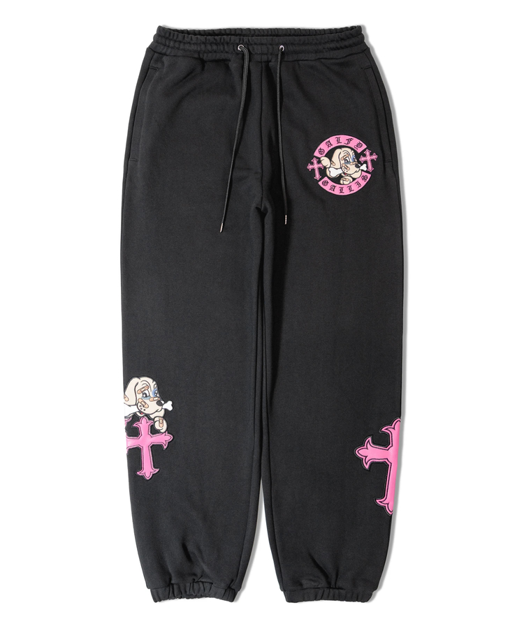 JACKROSE(ジャックローズ) |【GALFY×GALLIS ADDICTION】別注十字架わんわんスウェットパンツ(MENS/WOMENS)