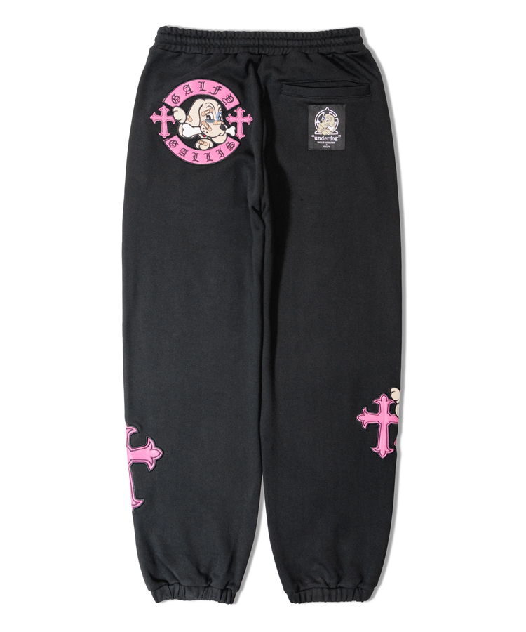 JACKROSE(ジャックローズ) |【GALFY×GALLIS ADDICTION】別注十字架わんわんスウェットパンツ(MENS/WOMENS)