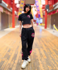 JACKROSE(ジャックローズ) |【GALFY×GALLIS ADDICTION】別注十字架わんわんスウェットパンツ(MENS/WOMENS)