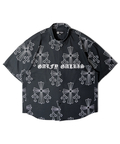 JACKROSE(ジャックローズ) |【GALFY×GALLIS ADDICTION】別注十字架わんわん柄SSシャツ(MENS)