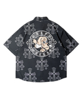 JACKROSE(ジャックローズ) |【GALFY×GALLIS ADDICTION】別注十字架わんわん柄SSシャツ(MENS)