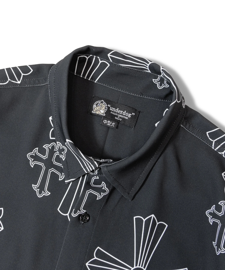 JACKROSE(ジャックローズ) |【GALFY×GALLIS ADDICTION】別注十字架わんわん柄SSシャツ(MENS)