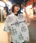 JACKROSE(ジャックローズ) |【GALFY×GALLIS ADDICTION】別注十字架わんわん柄SSシャツ(MENS)