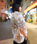 JACKROSE(ジャックローズ) |【GALFY×GALLIS ADDICTION】別注十字架わんわん柄SSシャツ(MENS)