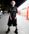 JACKROSE(ジャックローズ) |【GALFY×GALLIS ADDICTION】別注十字架わんわん柄SSシャツ(MENS)