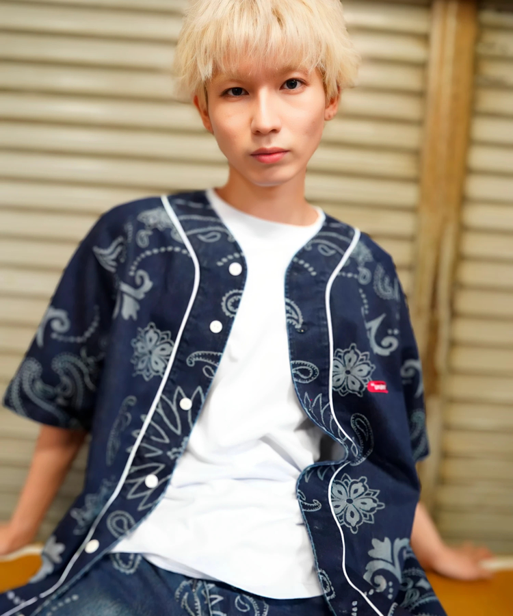 JACKROSE(ジャックローズ) |【GALFY×GALLIS ADDICTION】安定の別注デニムベースボールSSシャツ(MENS)