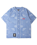 JACKROSE(ジャックローズ) |【GALFY×GALLIS ADDICTION】安定の別注デニムベースボールSSシャツ(MENS)