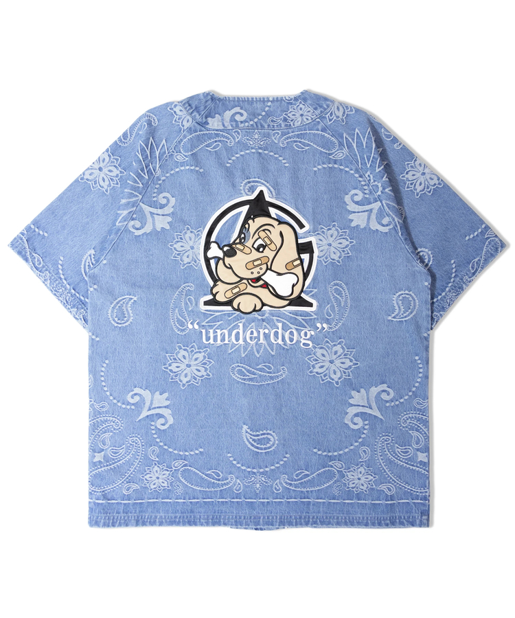 JACKROSE(ジャックローズ) |【GALFY×GALLIS ADDICTION】安定の別注デニムベースボールSSシャツ(MENS)
