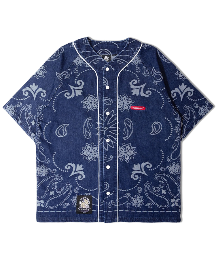 JACKROSE(ジャックローズ) |【GALFY×GALLIS ADDICTION】安定の別注デニムベースボールSSシャツ(MENS)