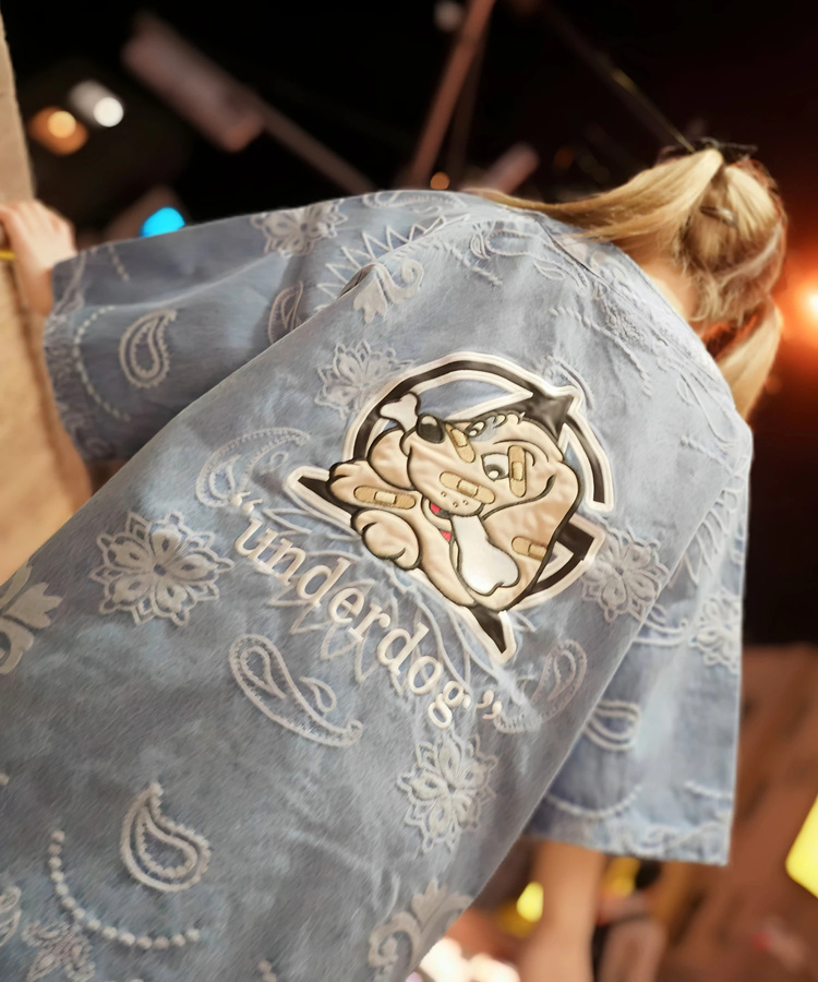 JACKROSE(ジャックローズ) |【GALFY×GALLIS ADDICTION】安定の別注デニムベースボールSSシャツ(MENS)