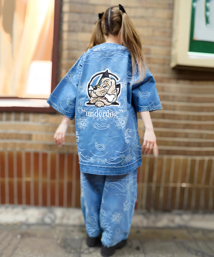 JACKROSE(ジャックローズ) |【GALFY×GALLIS ADDICTION】安定の別注デニムベースボールSSシャツ(MENS)