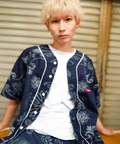 JACKROSE(ジャックローズ) |【GALFY×GALLIS ADDICTION】安定の別注デニムベースボールSSシャツ(MENS)