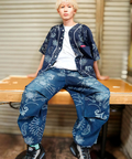 JACKROSE(ジャックローズ) |【GALFY×GALLIS ADDICTION】安定の別注デニムベースボールSSシャツ(MENS)