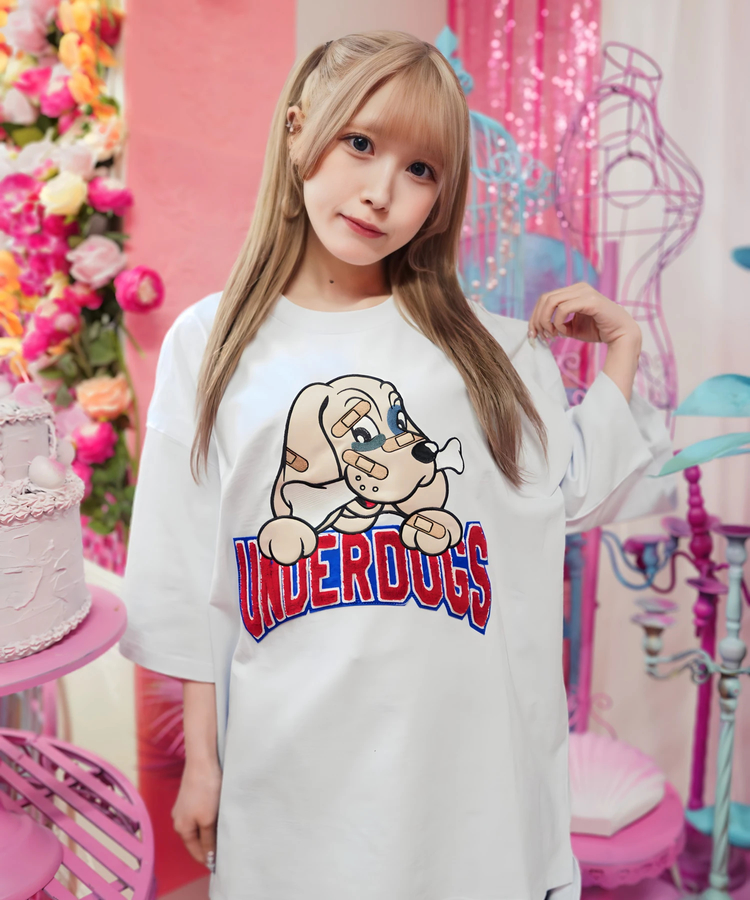JACKROSE(ジャックローズ) |【GALFY×GALLIS ADDICTION】別注わんわん大学SS Tee(MENS/WOMENS)