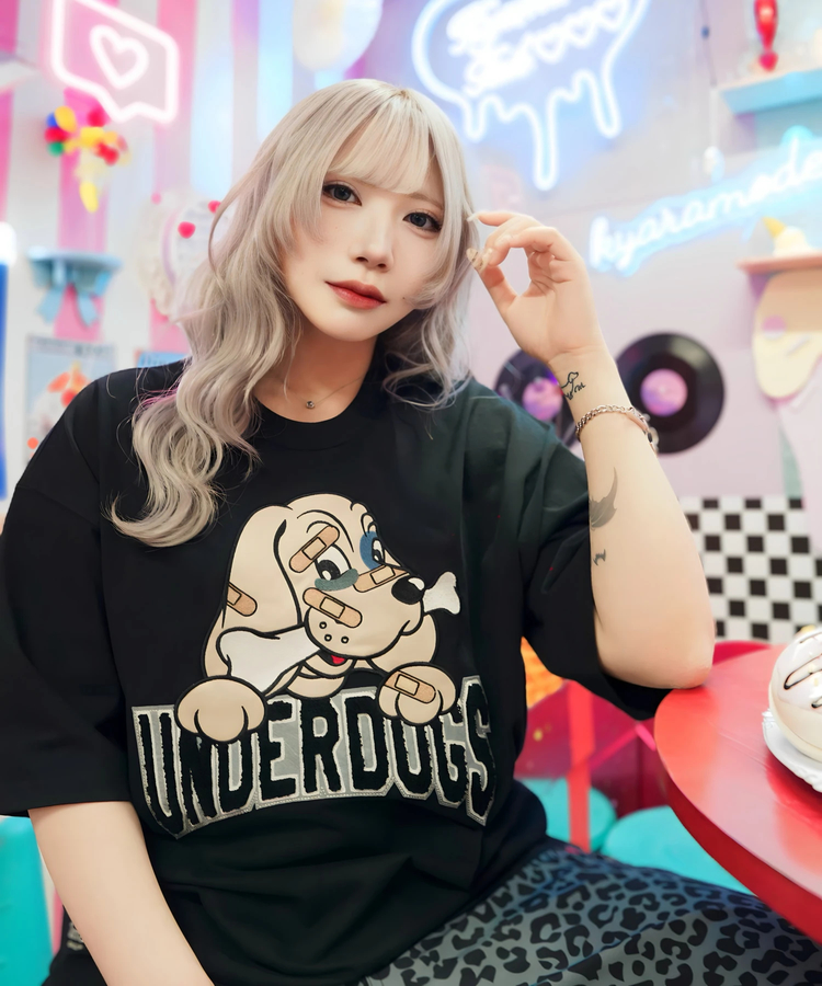 JACKROSE(ジャックローズ) |【GALFY×GALLIS ADDICTION】別注わんわん大学SS Tee(MENS/WOMENS)