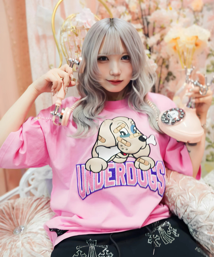 JACKROSE(ジャックローズ) |【GALFY×GALLIS ADDICTION】別注わんわん大学SS Tee(MENS/WOMENS)