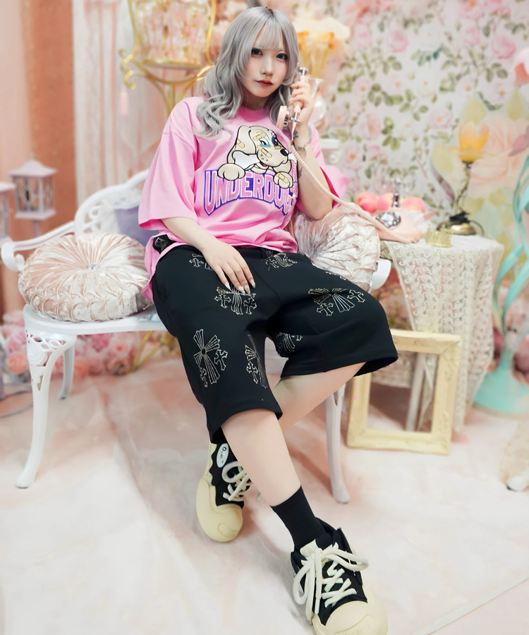 JACKROSE(ジャックローズ) |【GALFY×GALLIS ADDICTION】別注わんわん大学SS Tee(MENS/WOMENS)