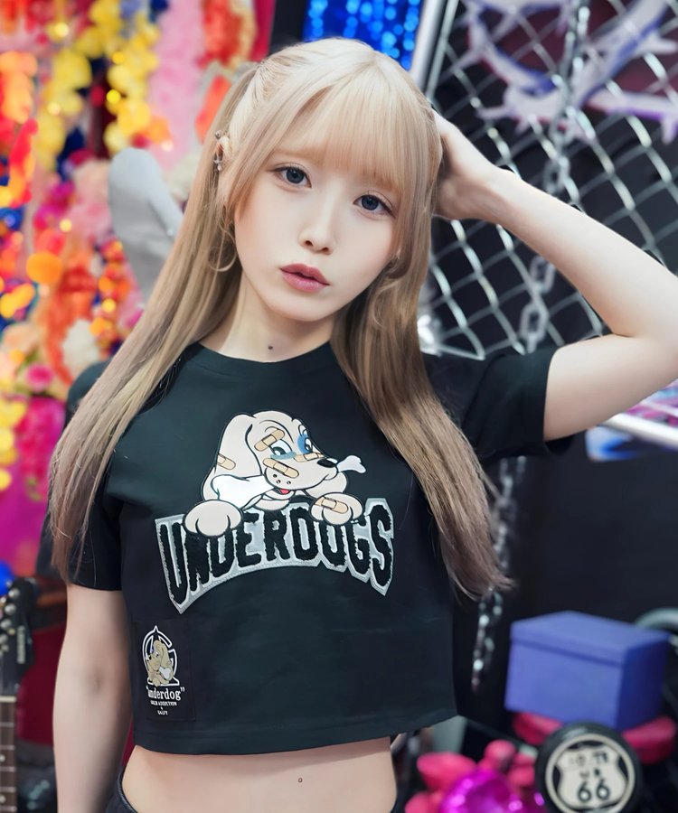 JACKROSE(ジャックローズ) |【GALFY×GALLIS ADDICTION】別注わんわん大学SS Tee(MENS/WOMENS)