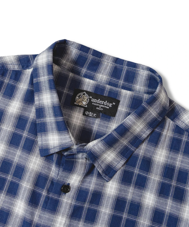 JACKROSE(ジャックローズ) |【GALFY×GALLIS ADDICTION】安心の十字架キラキラチェックSSシャツ(MENS)