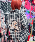 JACKROSE(ジャックローズ) |【GALFY×GALLIS ADDICTION】安心の十字架キラキラチェックSSシャツ(MENS)