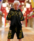 JACKROSE(ジャックローズ) |【GALFY×GALLIS ADDICTION】スウェードキラキラ半袖SETUP(MENS)