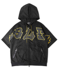 JACKROSE(ジャックローズ) |【GALFY×GALLIS ADDICTION】スウェードキラキラ半袖SETUP(MENS)