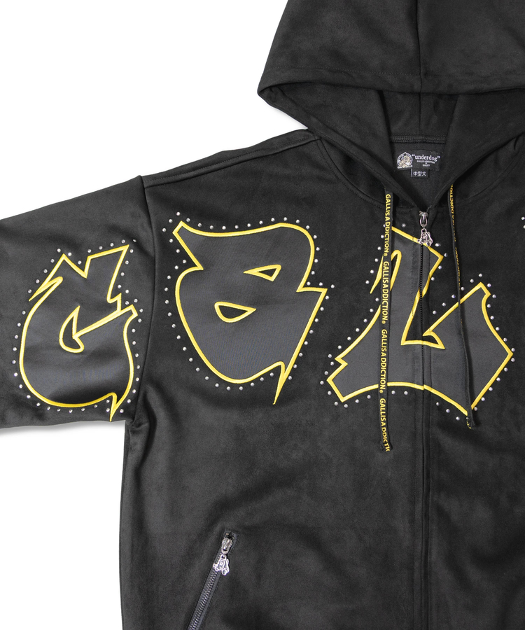JACKROSE(ジャックローズ) |【GALFY×GALLIS ADDICTION】スウェードキラキラ半袖SETUP(MENS)