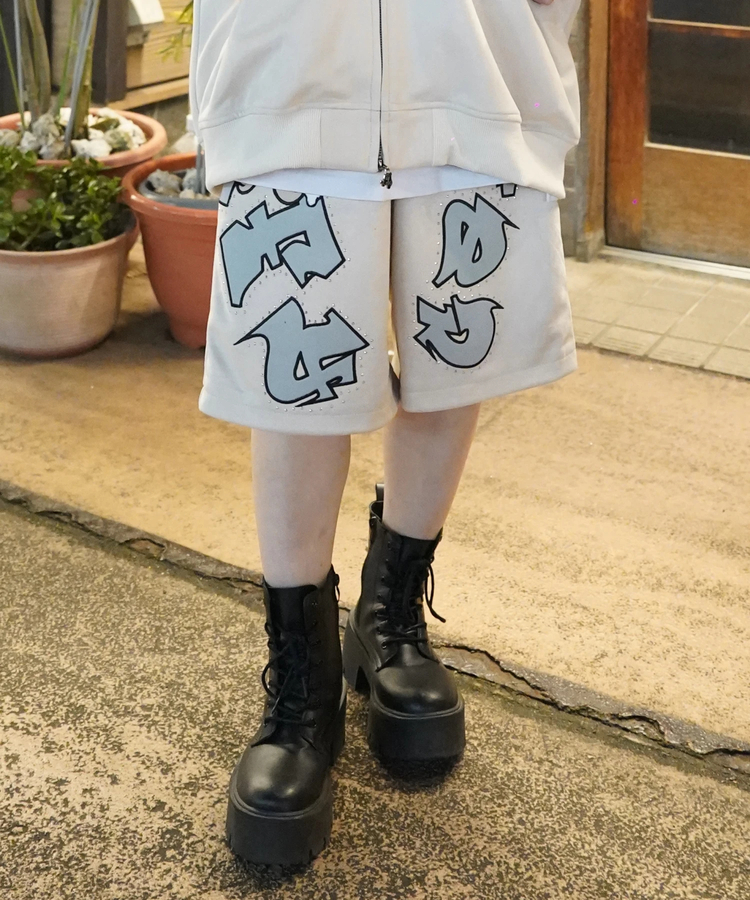 JACKROSE(ジャックローズ) |【GALFY×GALLIS ADDICTION】スウェードキラキラ半袖SETUP(MENS)