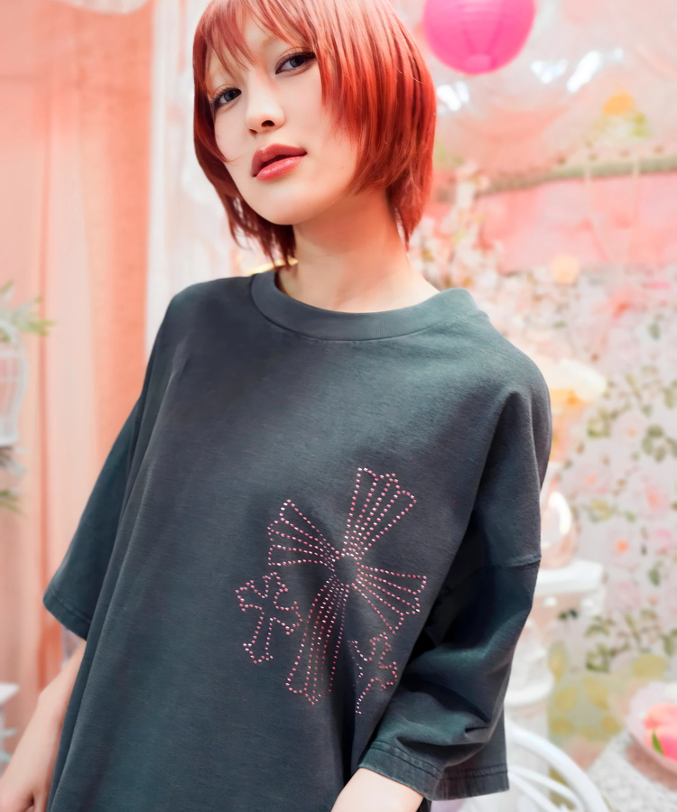 JACKROSE(ジャックローズ) |【GALFY×GALLIS ADDICTION】安心の十字架キラキラ半袖SETUP(MENS)