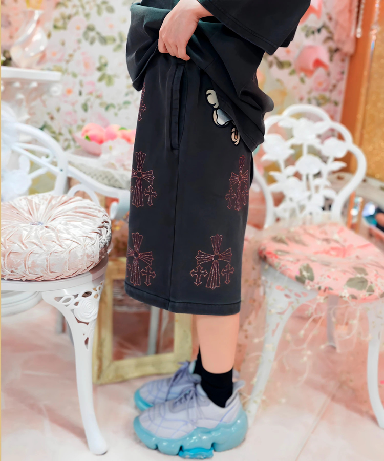 JACKROSE(ジャックローズ) |【GALFY×GALLIS ADDICTION】安心の十字架キラキラ半袖SETUP(MENS)