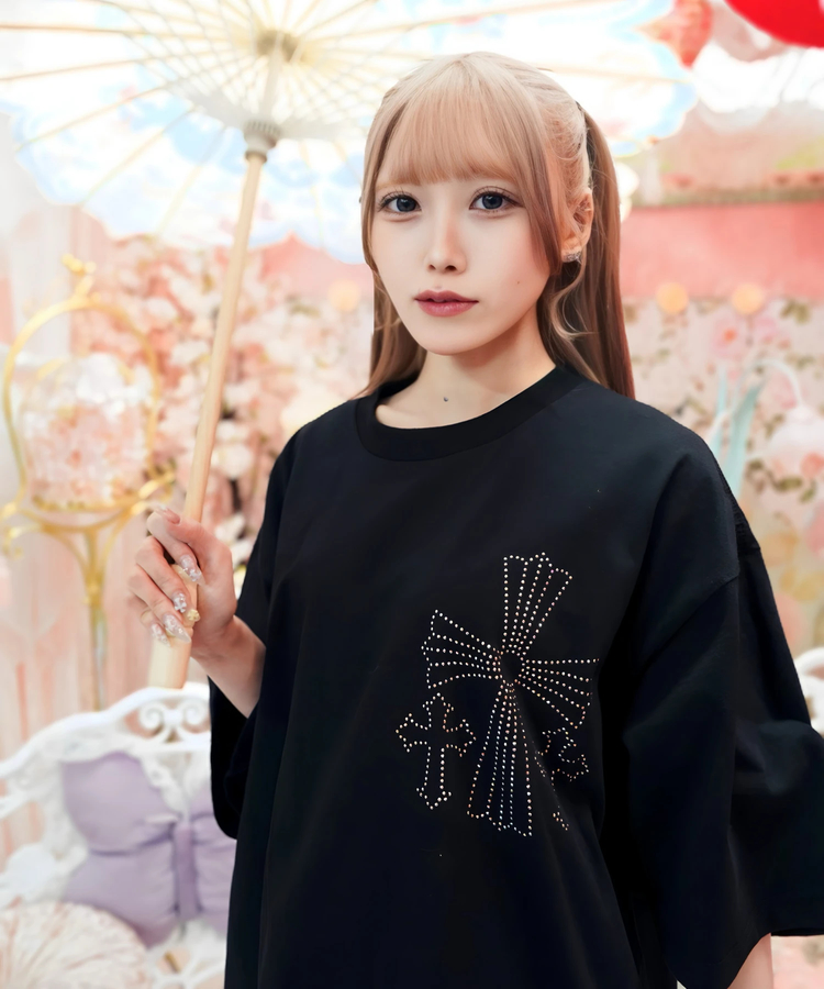 JACKROSE(ジャックローズ) |【GALFY×GALLIS ADDICTION】安心の十字架キラキラ半袖SETUP(MENS)